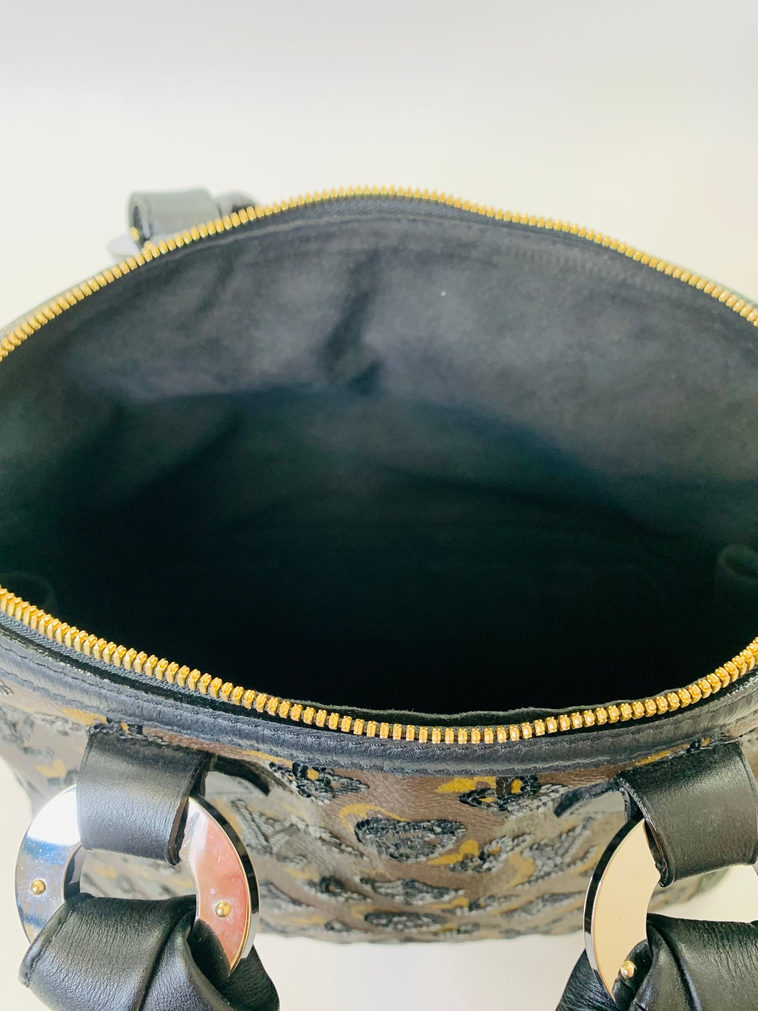 Louis Vuitton Alma Handbag Limited Edition Monogram Eclipse Sequins PM