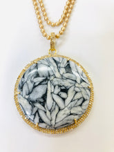 Load image into Gallery viewer, Rainey Elizabeth Brass Pendant and Necklace