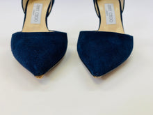Load image into Gallery viewer, Jimmy Choo Navy Blue Pumps Size 36 1/2