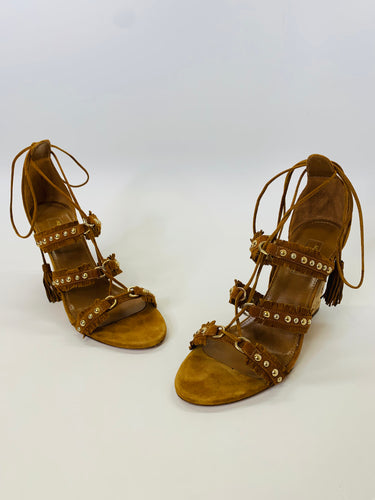 Aquazzura Strappy Wedges Size 39 1/2