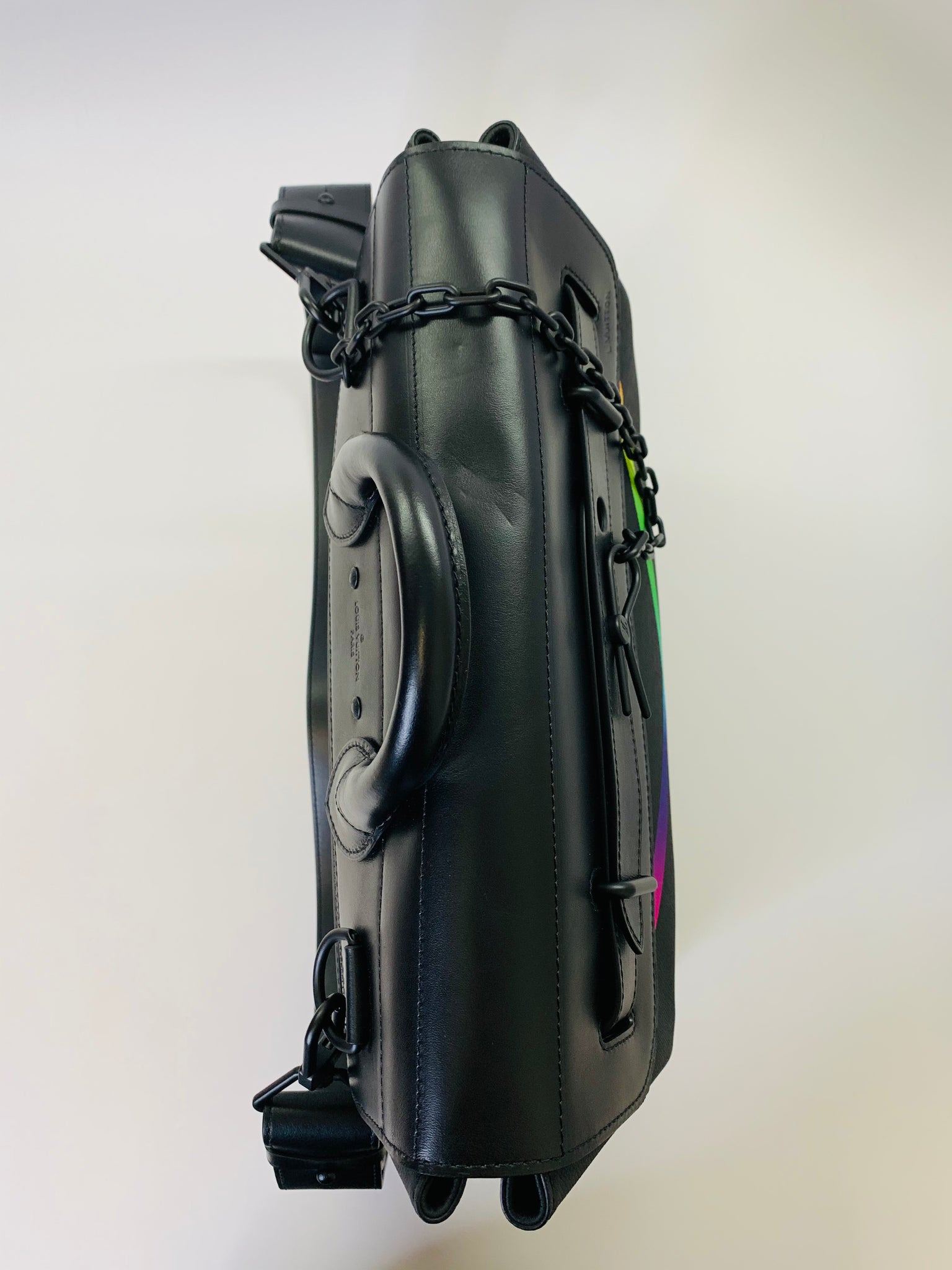 Louis Vuitton 2019 Pre-owned Rainbow Steamer PM 2way Bag - Black