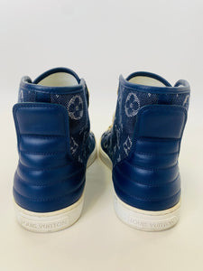 Louis Vuitton Monogram Denim and Leather Sneakers Size 40 Louis Vuitton