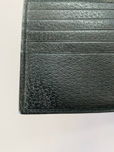 Load image into Gallery viewer, Gucci Black GG Canvas and Leather Wallet