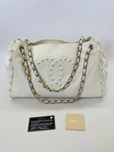 Load image into Gallery viewer, CHANEL Ivory Pearl Obsession Medium Tote Bag