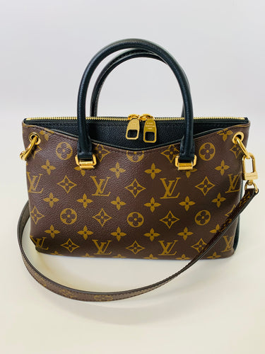 Louis Vuitton Monogram and Black Pallas BB Bag