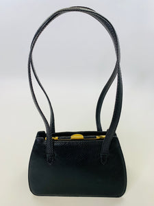 Judith Leiber Black Top Handle Bag
