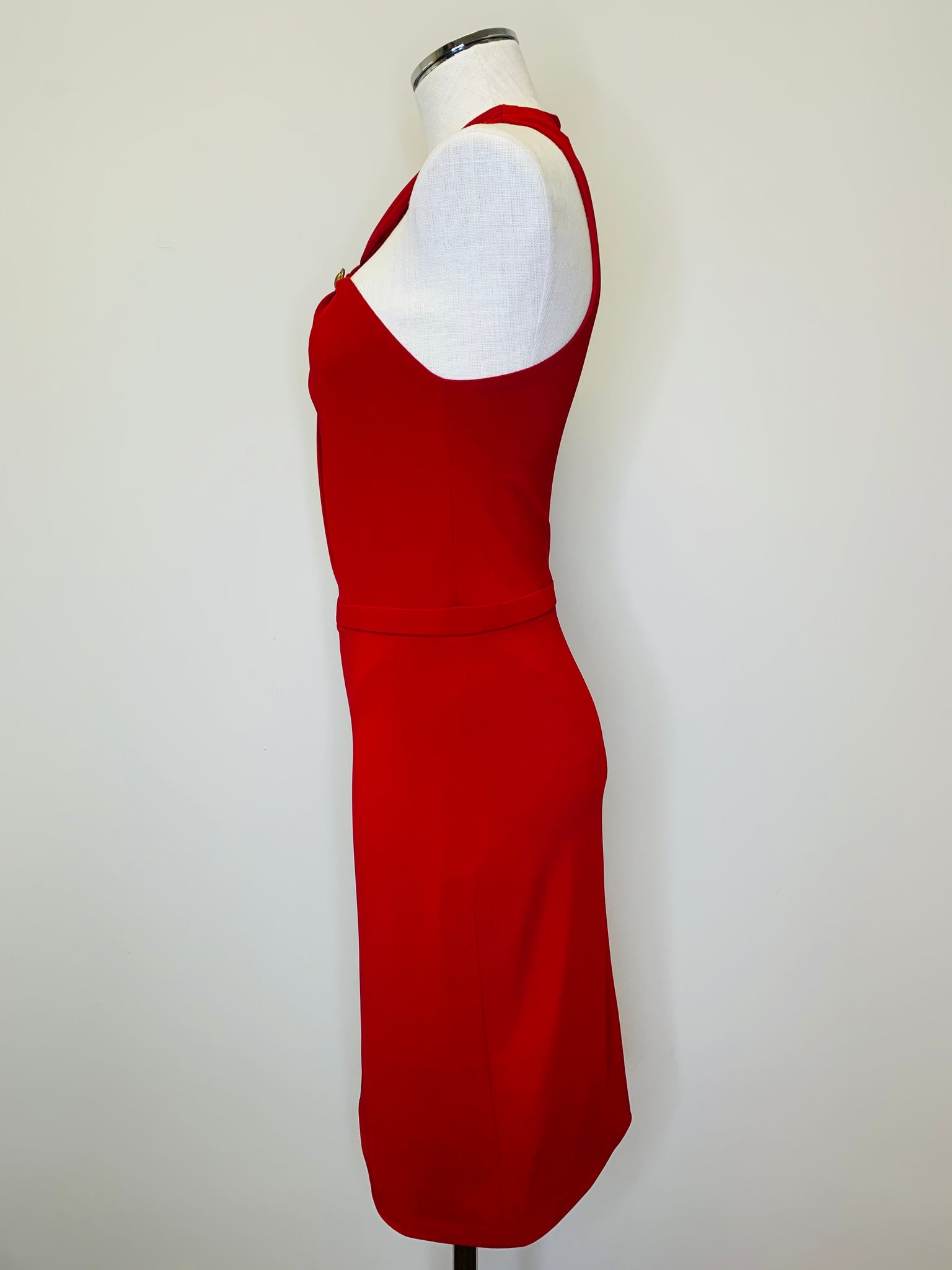 Gucci Raspberry Horsebit Halter Dress Size M JDEX Styles Gucci Raspberry Horsebit Halter Dress Size M JDEX Styles