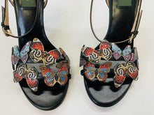 Load image into Gallery viewer, Valentino Garavani Crystal Butterfly Sandals Size 37