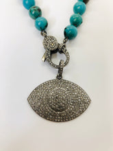 Load image into Gallery viewer, Rainey Elizabeth Short Turquoise Necklace