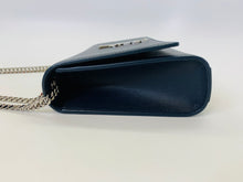 Load image into Gallery viewer, Saint Laurent Navy Blue Classic Medium Kate Chain Cross Body Bag