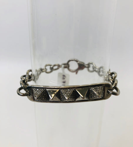 Rainey Elizabeth Pave Diamond ID Bracelet