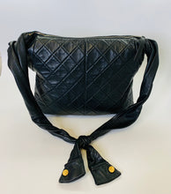 Load image into Gallery viewer, CHANEL Black Quilted Lambskin Girl Bag
