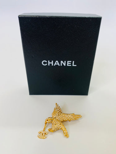 CHANEL Vintage Bird Brooch