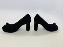 Load image into Gallery viewer, CHANEL Black Camellia Pumps Size 38