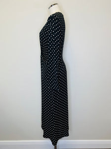 Valentino Twist Front Midi Dress Size 44