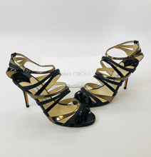 Load image into Gallery viewer, Jimmy Choo Black Strappy Sandals size 37