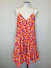 Load image into Gallery viewer, Caroline Constas Red Ditsy Floral Laurel Dress Size M